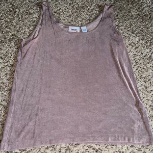 Brown kind of shiny tank top size 3 only worn once.